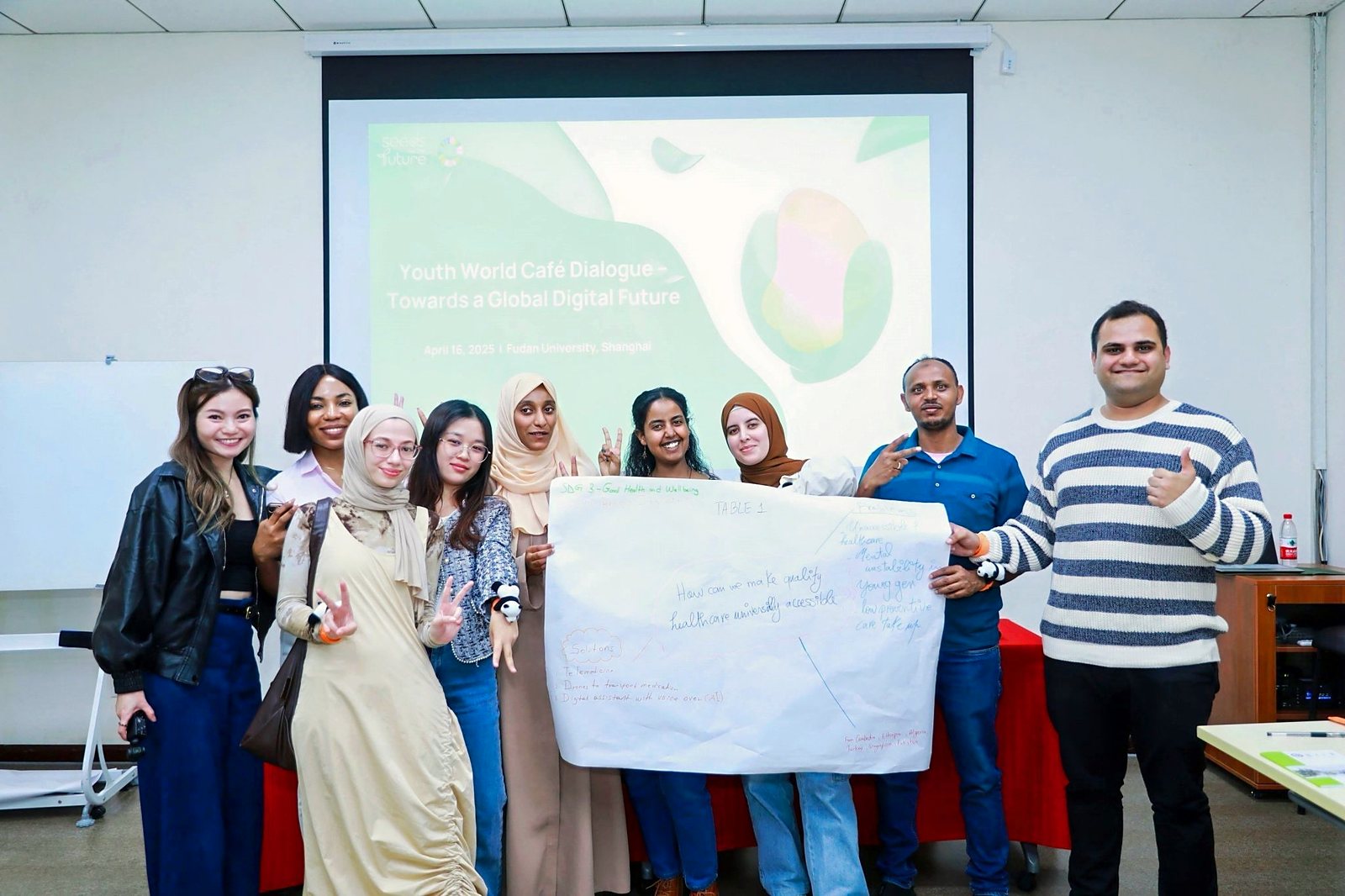 Mentoring international students at Fudan University